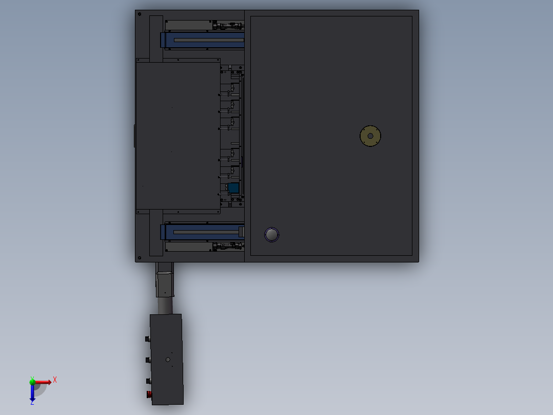 手机电池全自动焊接俯视图