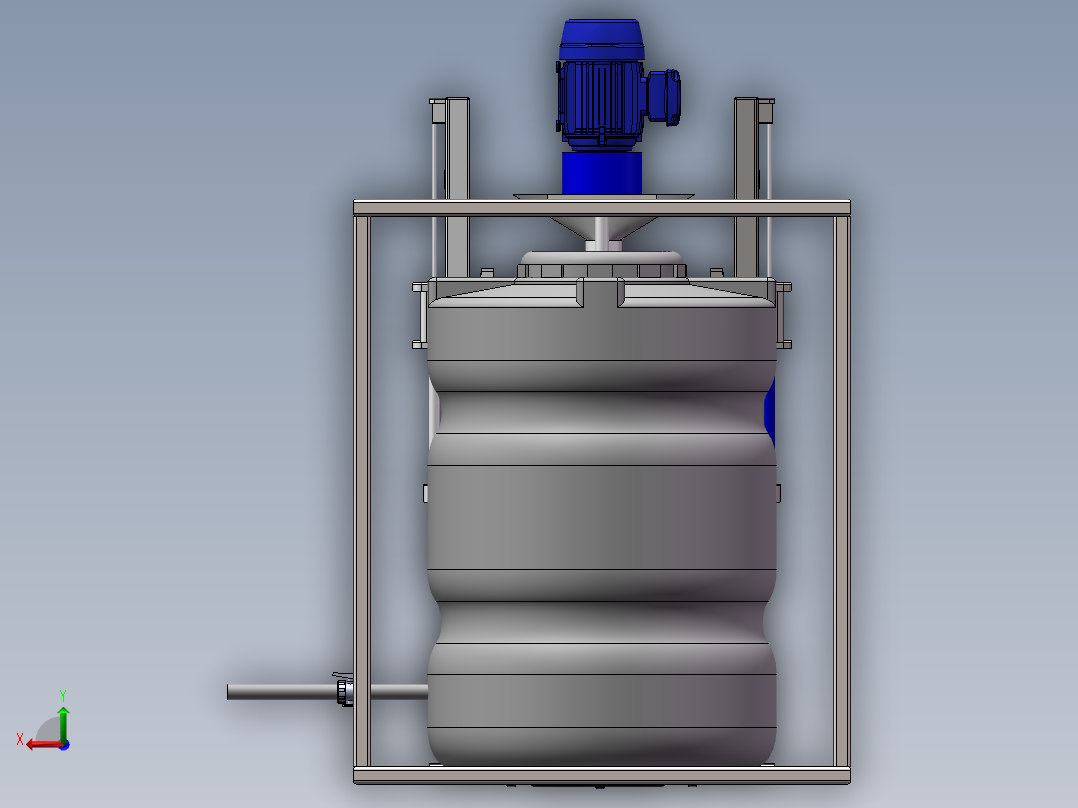 药剂投加器后视图