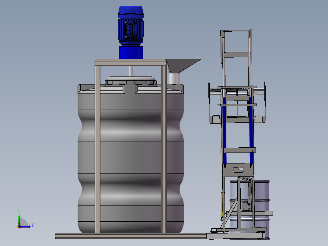 药剂投加器左视图