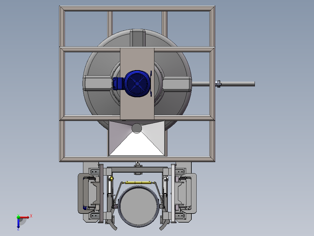 药剂投加器俯视图