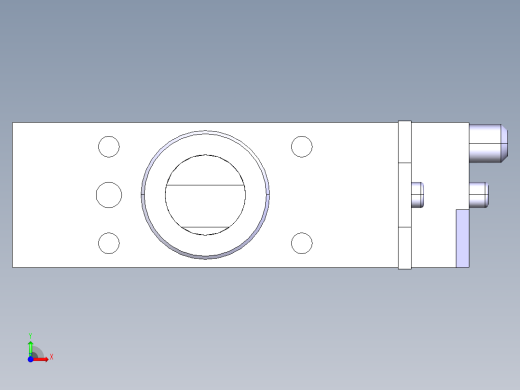 德克斯TUNKERS气缸数模SZK63 T12 A22 Z前视缩略图
