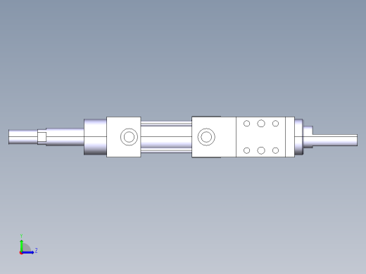 德克斯TUNKERS气缸数模SZK63 T12 A22 Z左视缩略图