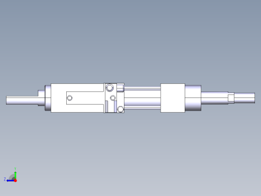 德克斯TUNKERS气缸数模SZK63 T12 A22 Z右视缩略图