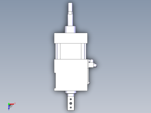 德克斯TUNKERS气缸数模SZK63 T12 A22 Z俯视缩略图