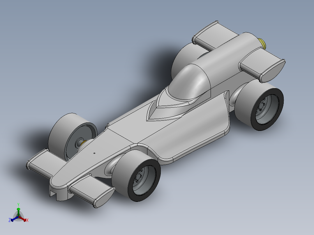 赛车 (35)正等轴测图