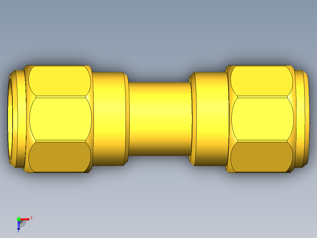 SMA接口58俯视图