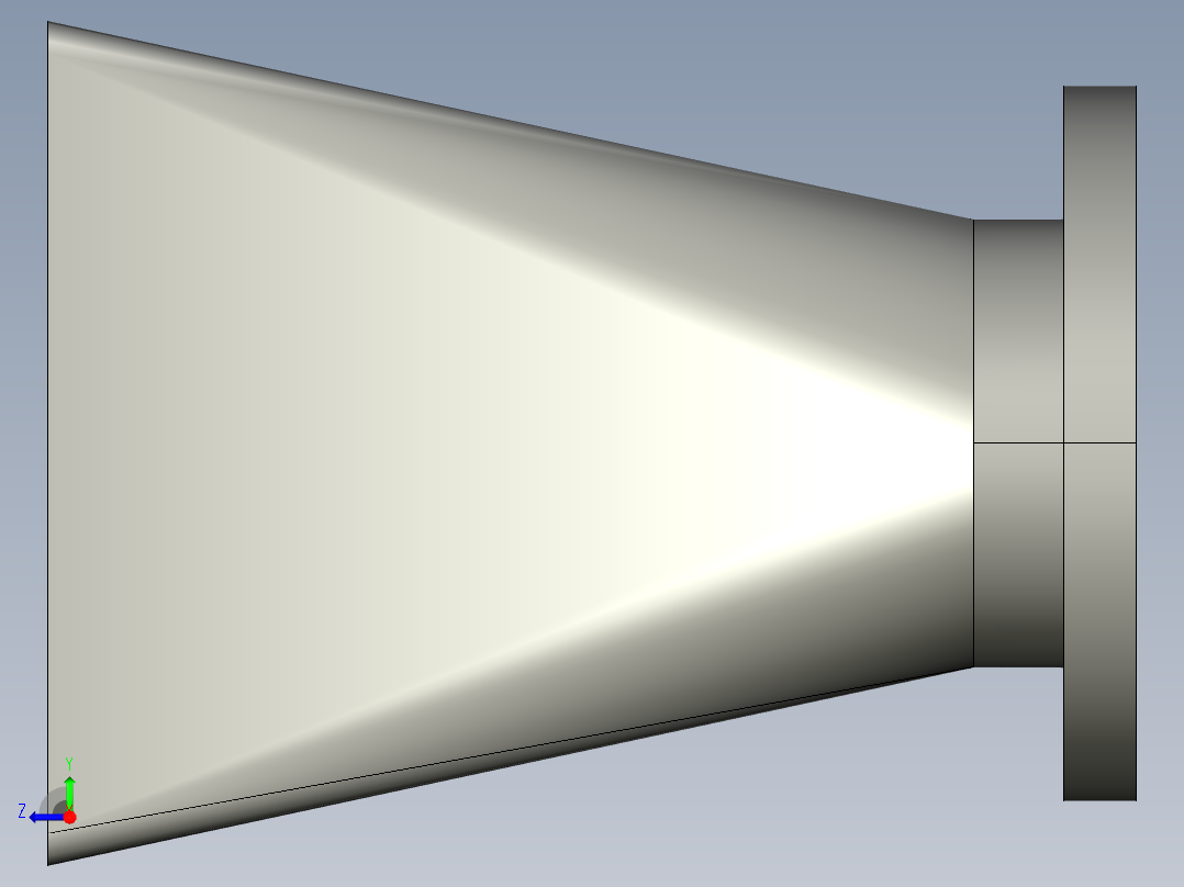 鸭嘴止回阀右视图