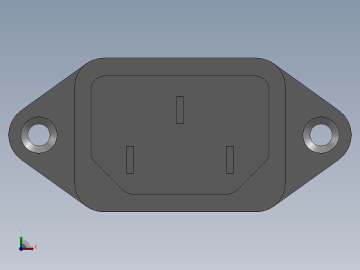 电源插座(1)前视缩略图