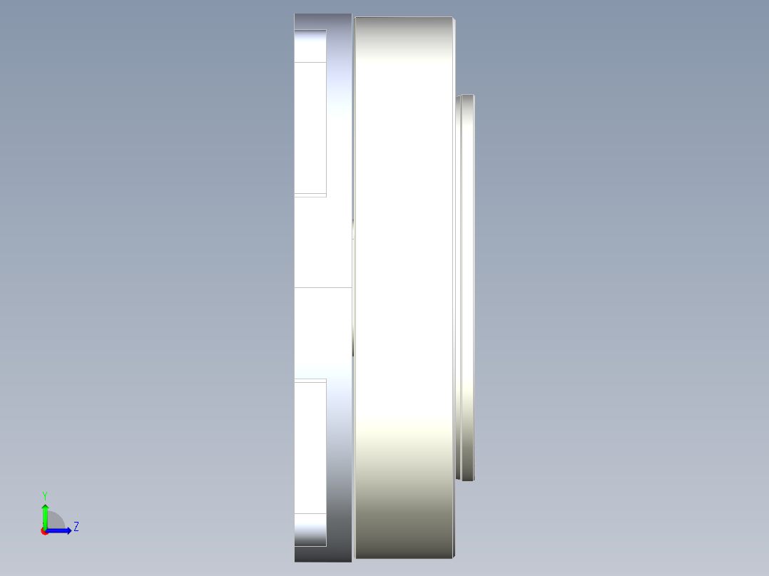 外径170的DD马达左视图