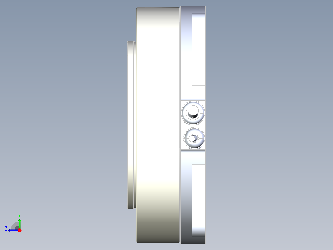 外径170的DD马达右视图