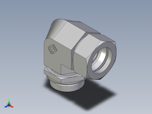 卡套式工业通用硬管接头EO_Adjustable_Locknut_elbow_WEE35LMORCF