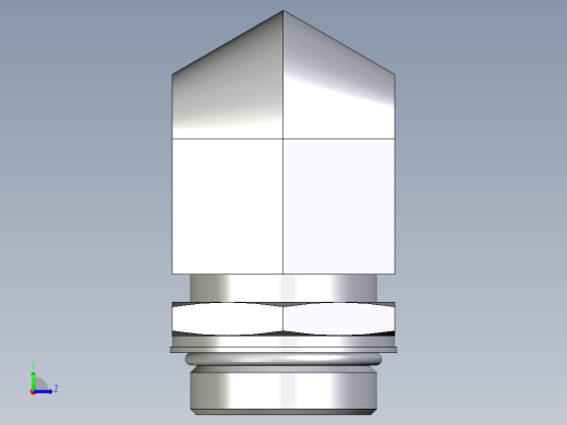 卡套式工业通用硬管接头EO_Adjustable_Locknut_elbow_WEE35LMORCF左视缩略图