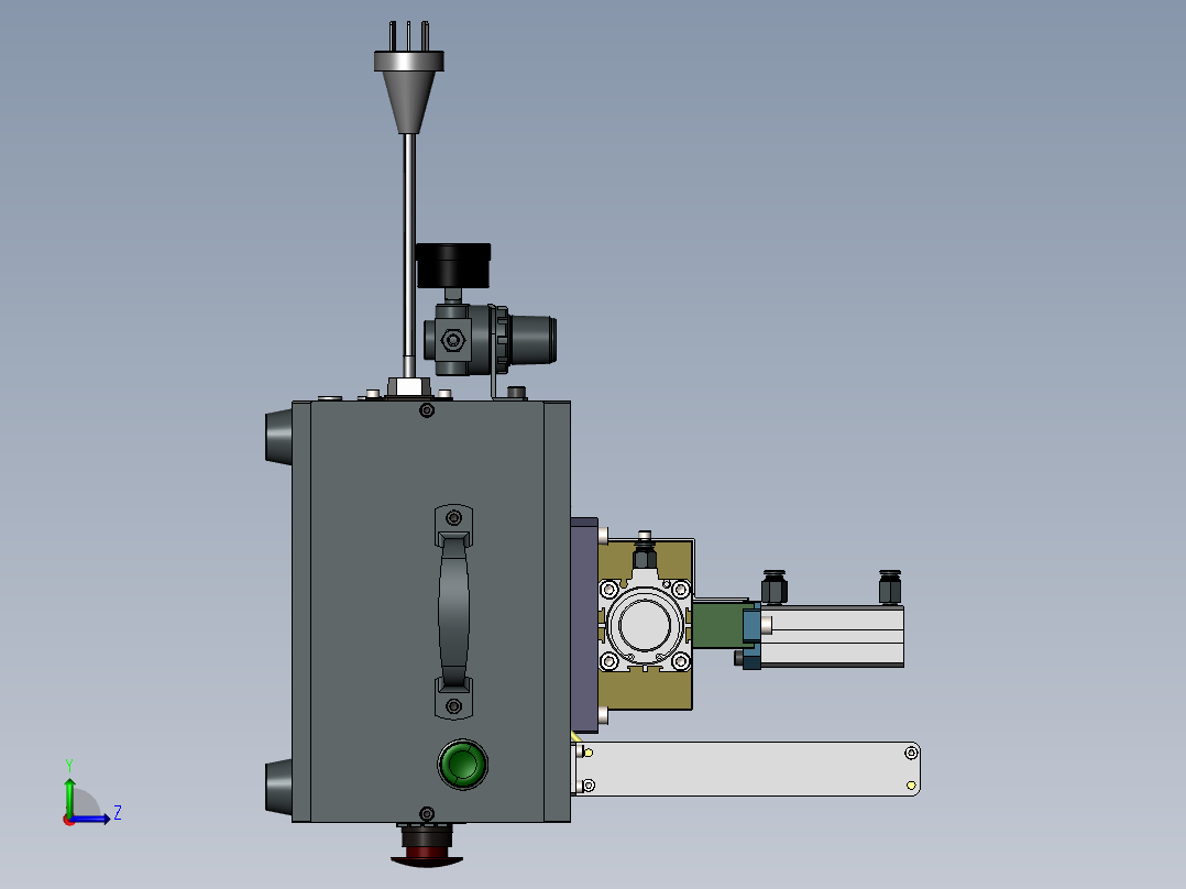 压合治具左视图