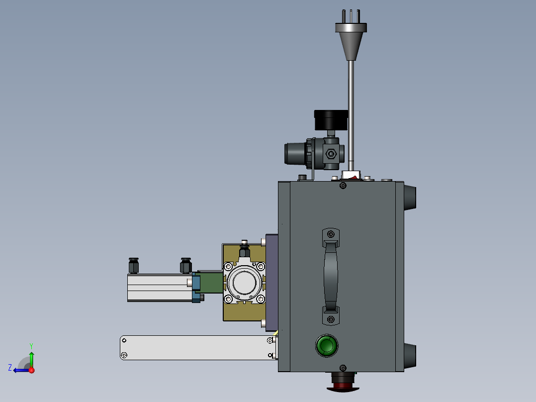 压合治具右视图