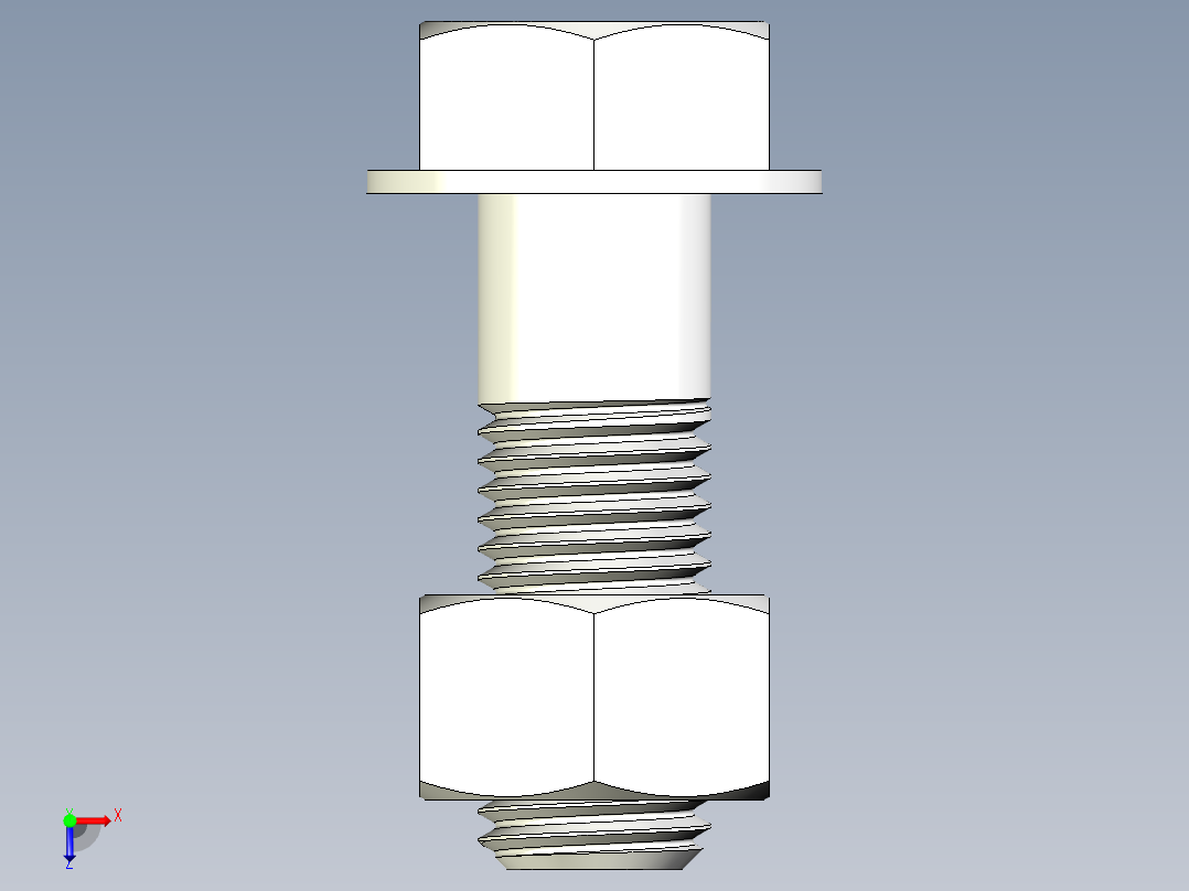 螺栓和螺母-M18 X 2.25俯视图
