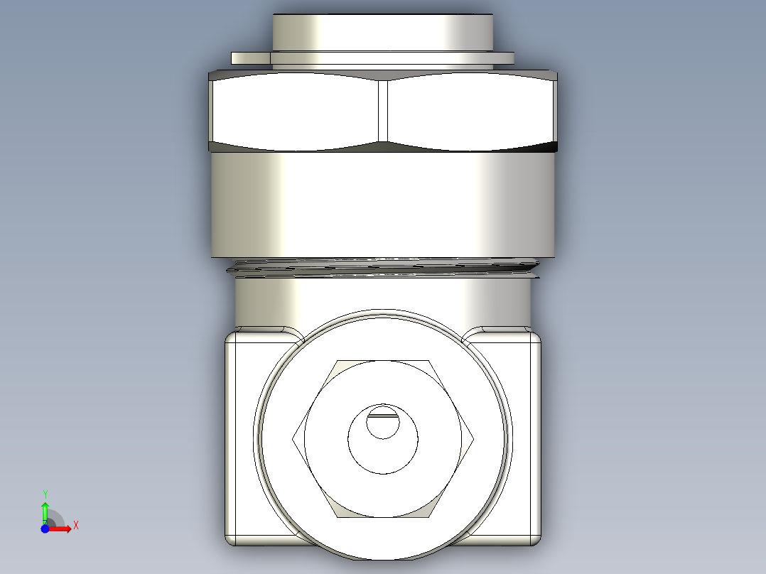微米T型过滤器–FT系列 14英寸Hy-Lok前视图