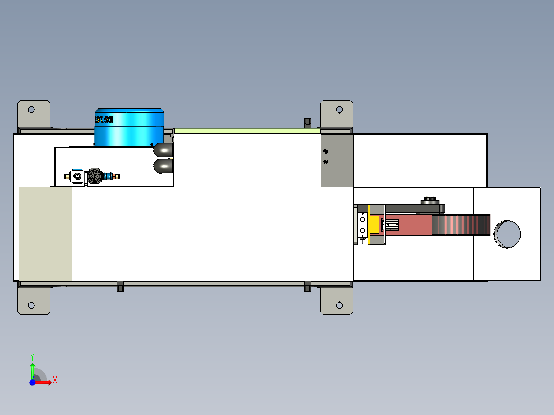 磨床砂光机前视图