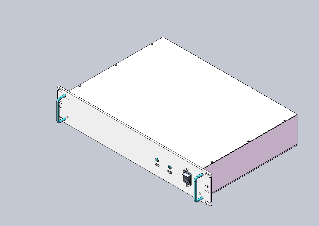 标准2U铝铣机箱