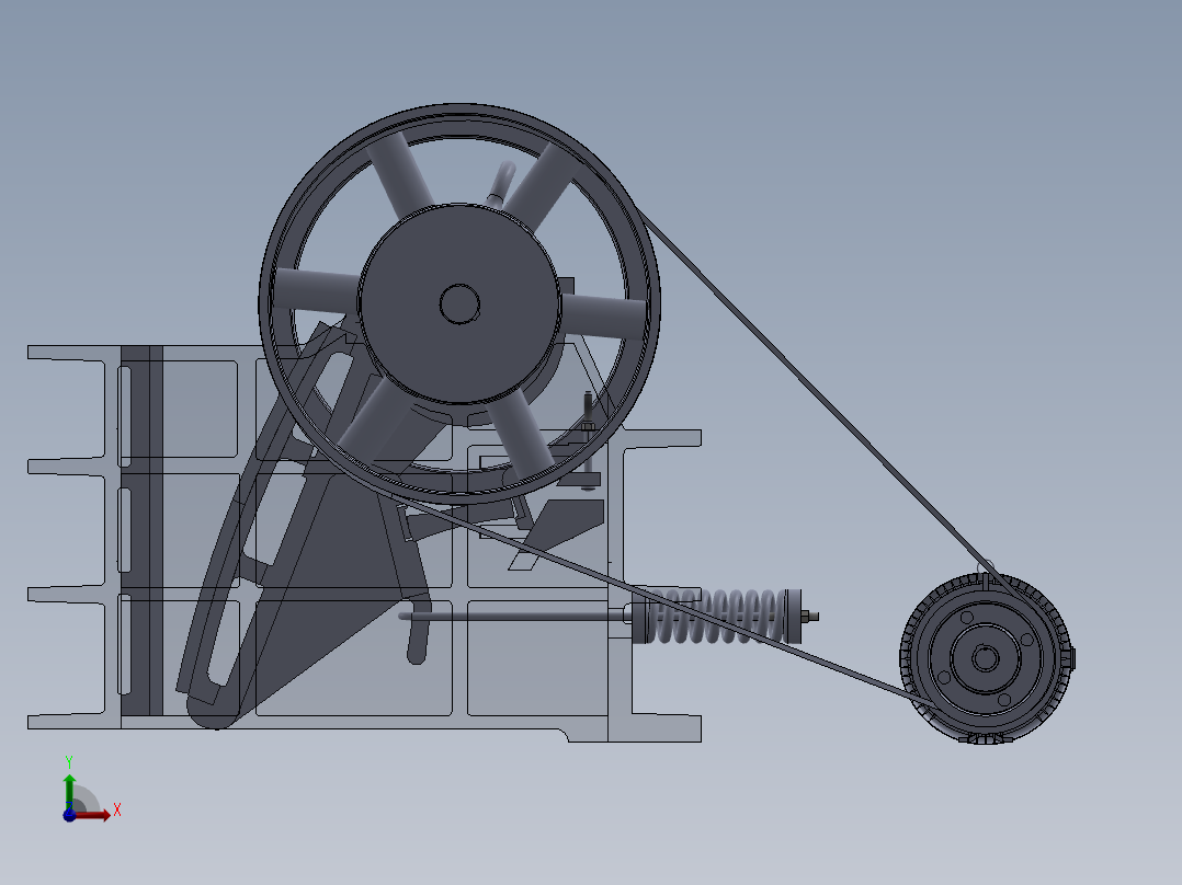 复摆颚式破碎机PE800×1060设计与仿真638979===2000wwxd主视图