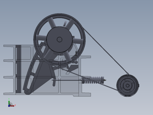 复摆颚式破碎机PE800×1060设计与仿真638979===2000wwxd