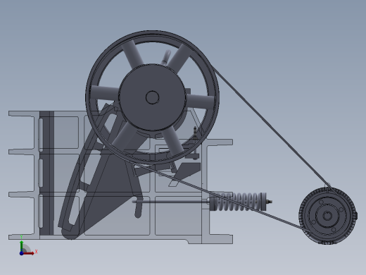 复摆颚式破碎机PE800×1060设计与仿真638979===2000wwxd前视缩略图