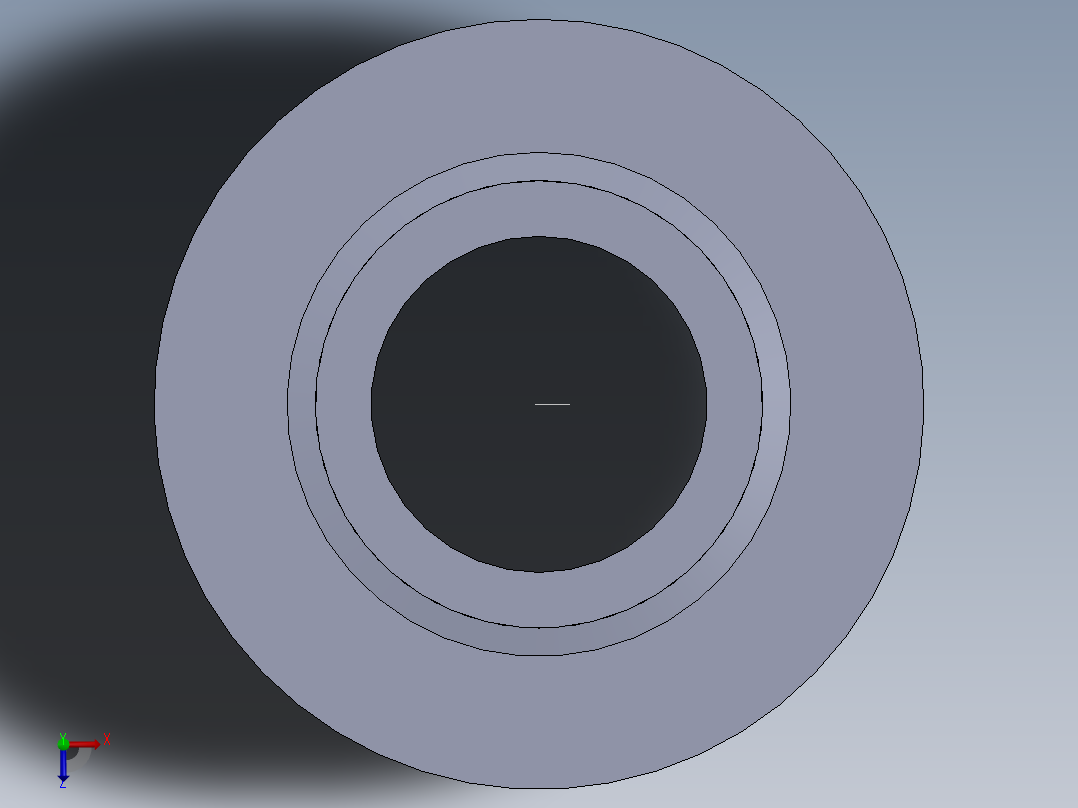 卡箍蝶阀配件2寸俯视图