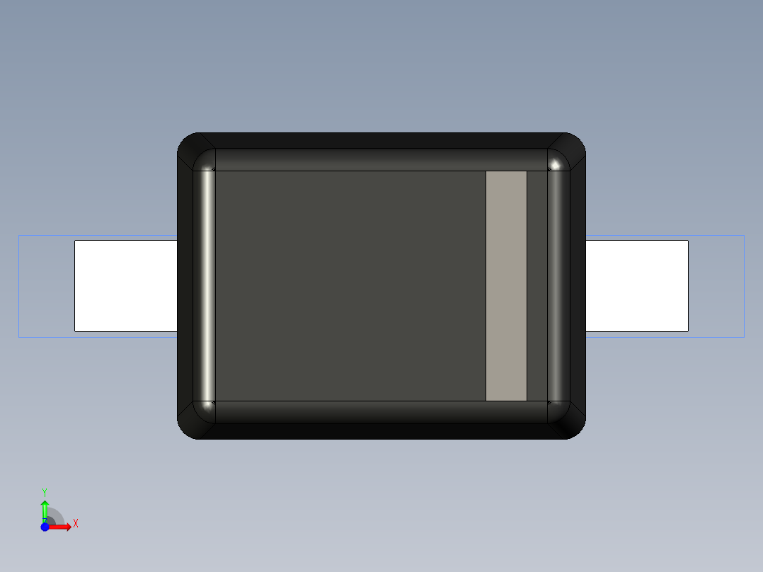 分立半导体元件封装-SC-90前视图