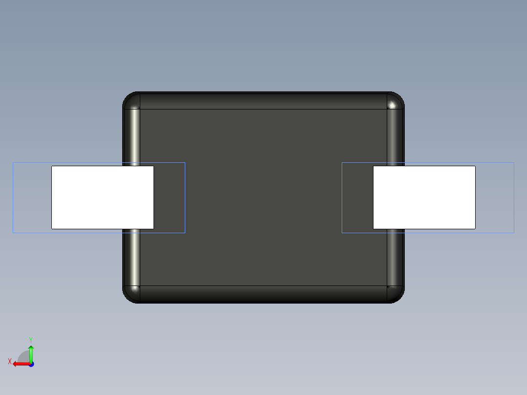 分立半导体元件封装-SC-90后视图