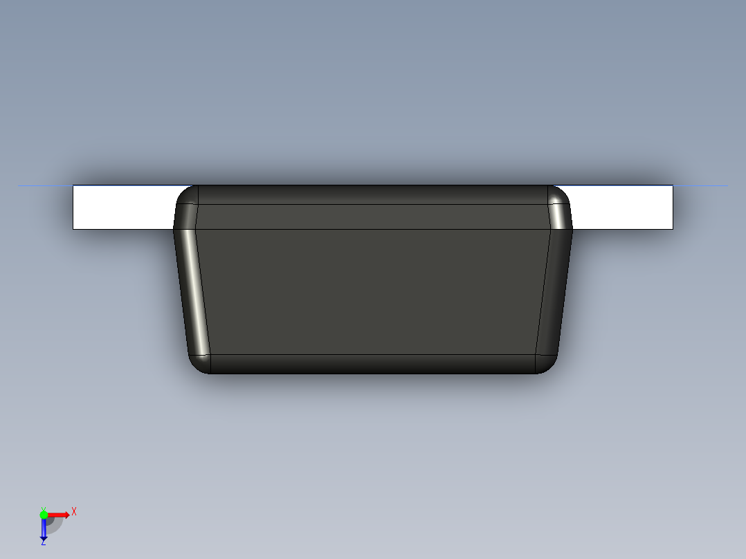 分立半导体元件封装-SC-90俯视图