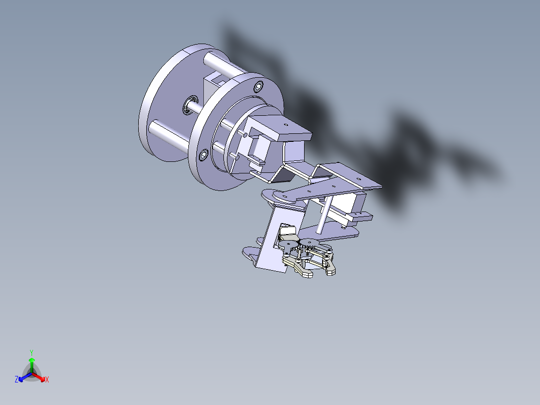 机械臂正等轴测图