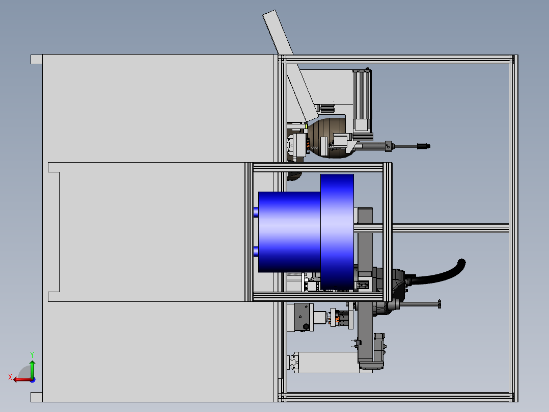 齿轮盖自动组装sw18可编辑后视图
