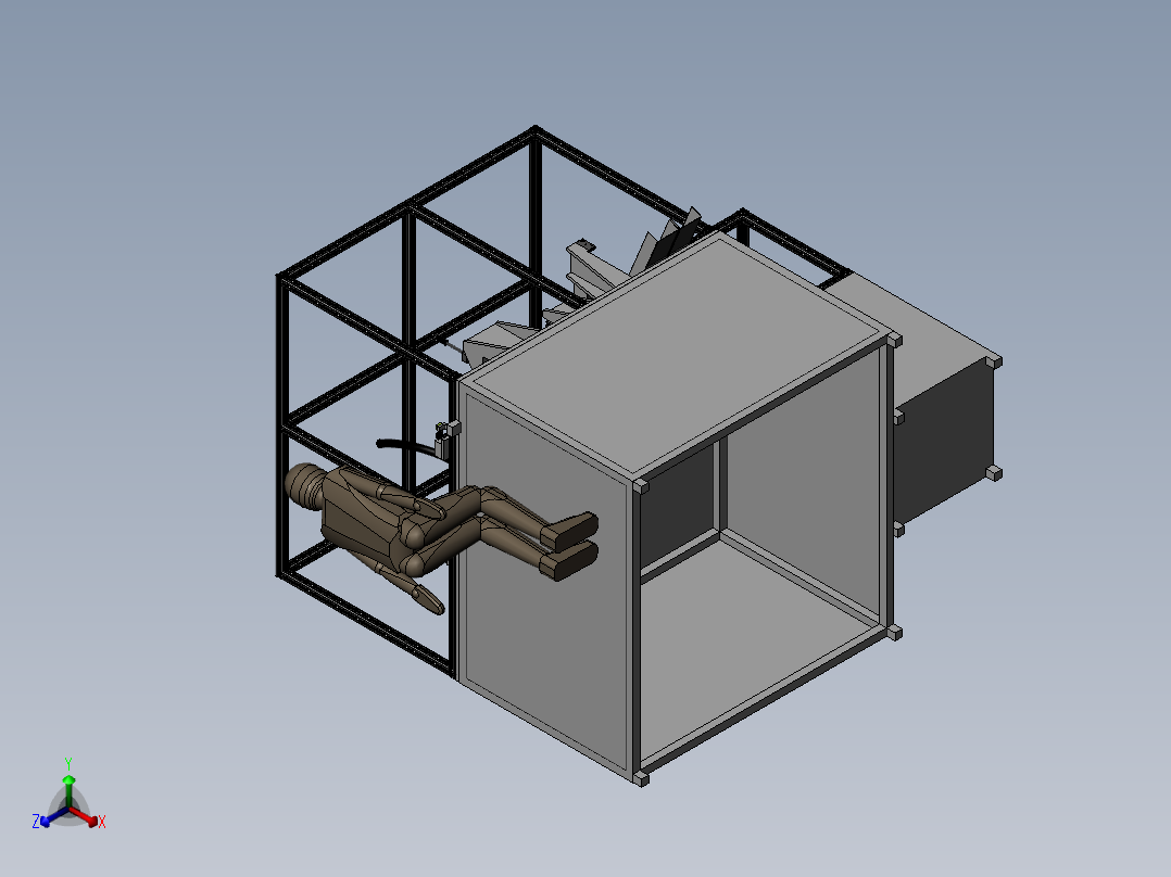 齿轮盖自动组装sw18可编辑正等轴测图