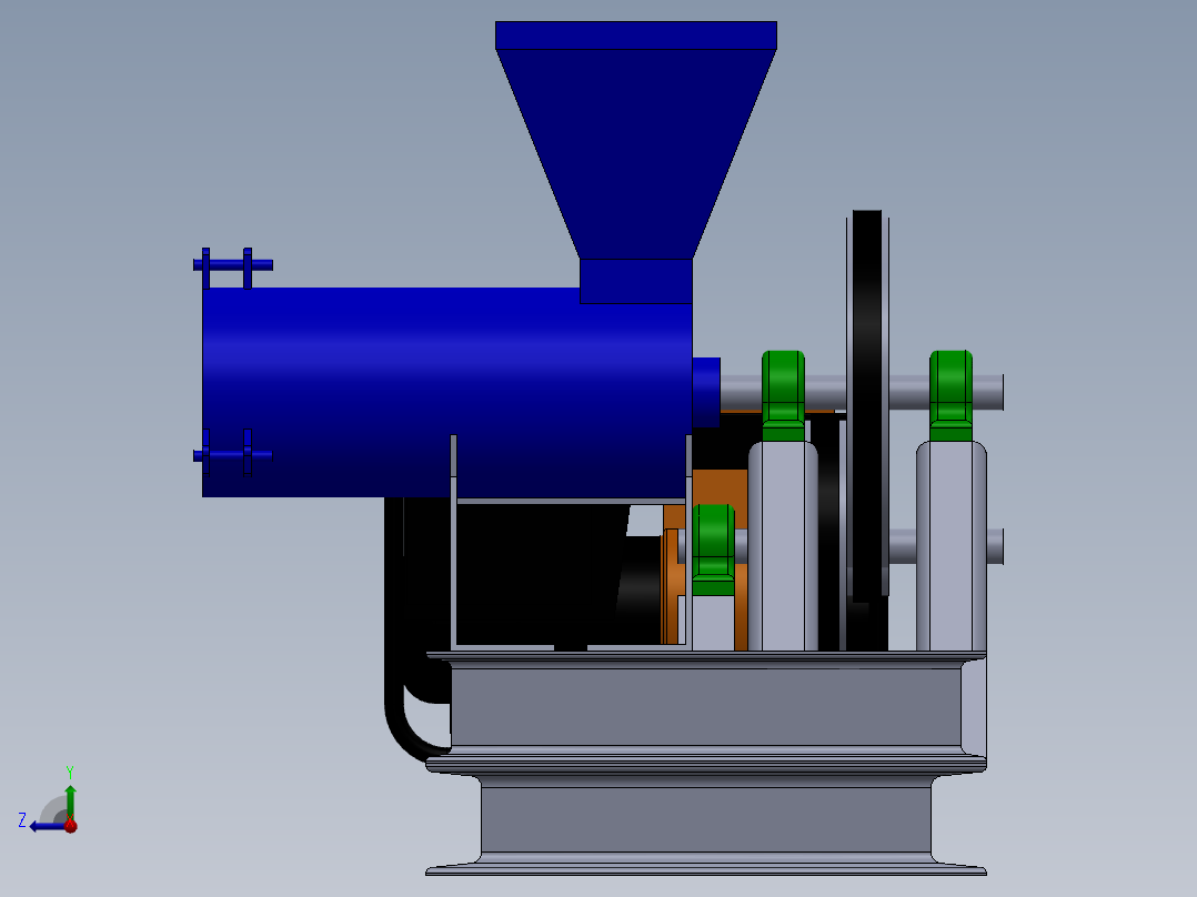 托盘制造机sw20右视图