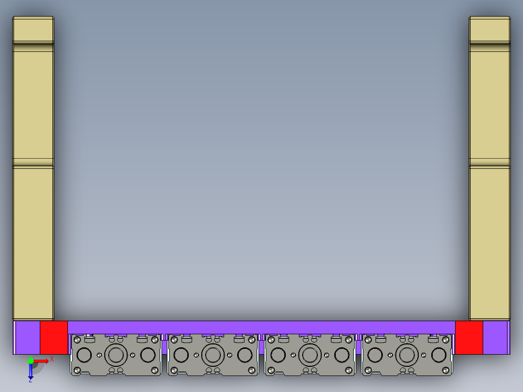 A00-0688-小零件CNC工装夹具三维模型CNC1外轮廓及A基准加工治具-20200615俯视图