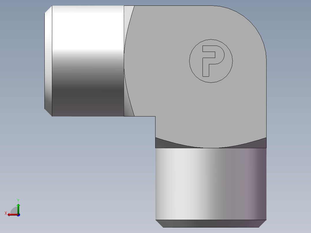 弯接头-W、1C9-14后视图