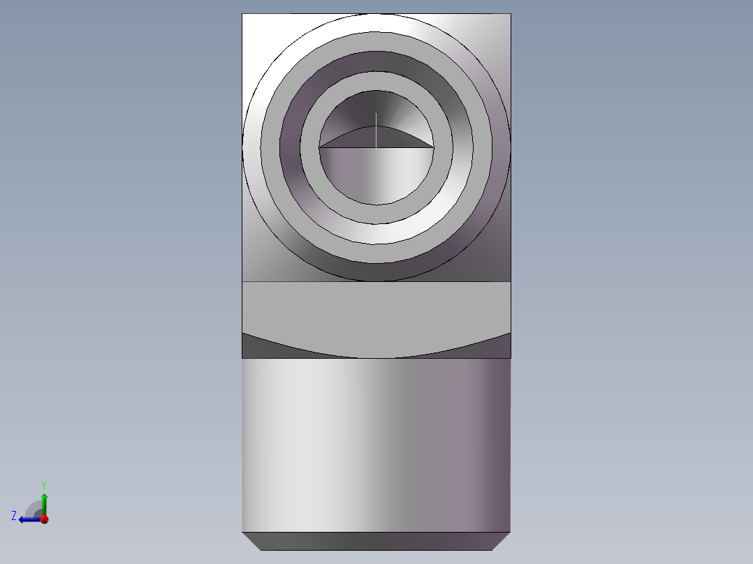 弯接头-W、1C9-14右视图