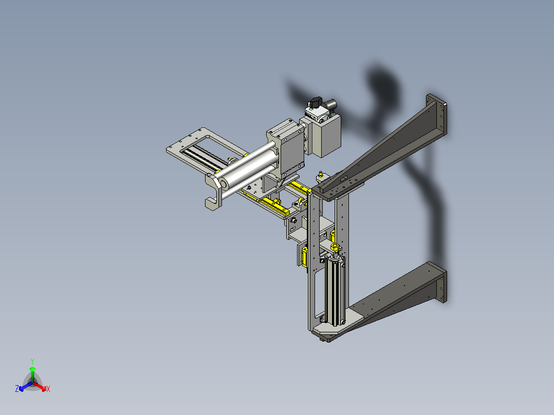 三轴移动视觉检测机构
