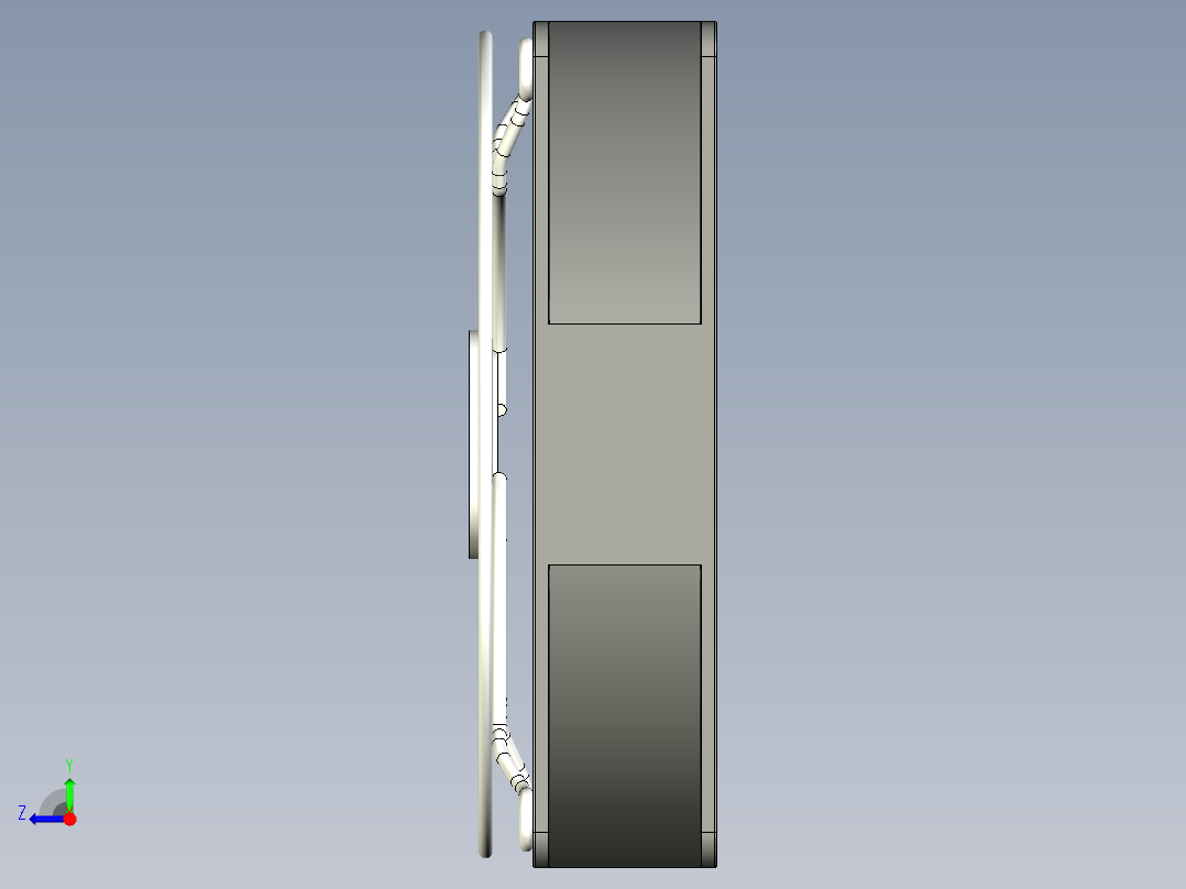 散热风扇（零部件+装配体）右视图