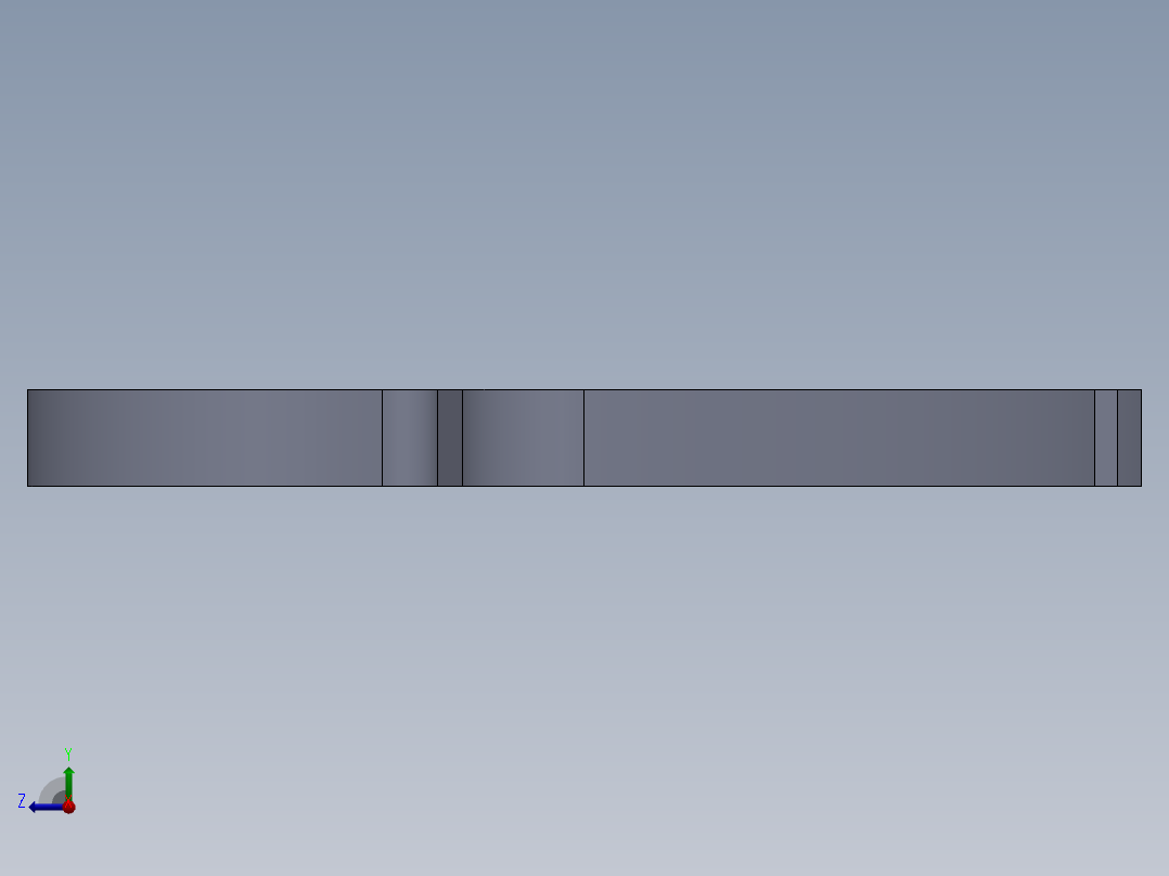 液压齿轮泵黄铜右视图