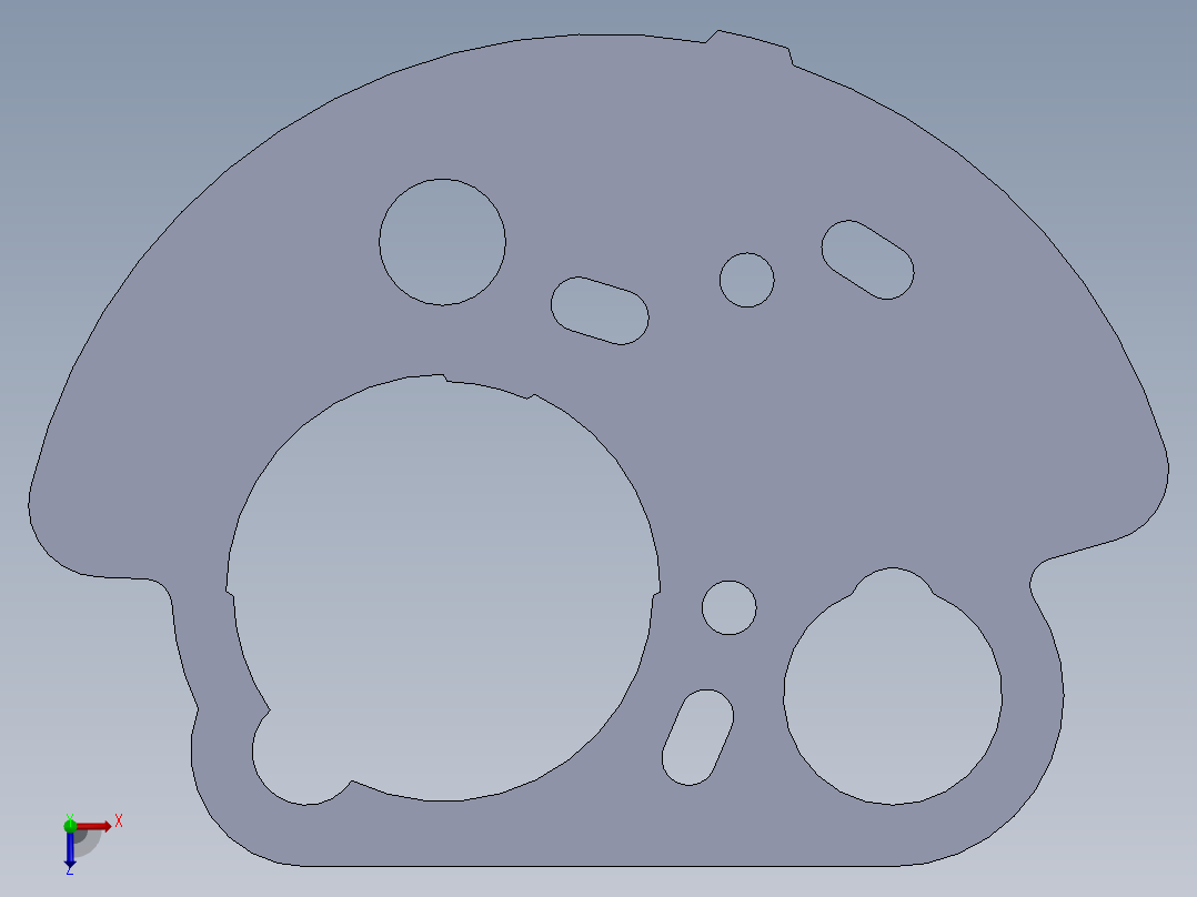 液压齿轮泵黄铜俯视图