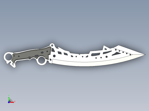 B2005171-山峰之巅砍刀前视缩略图