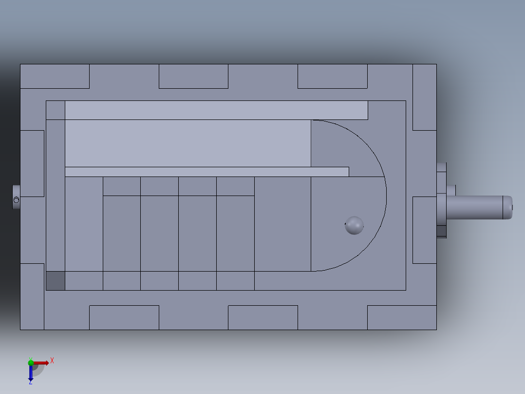 自动机 - dan珠机俯视图