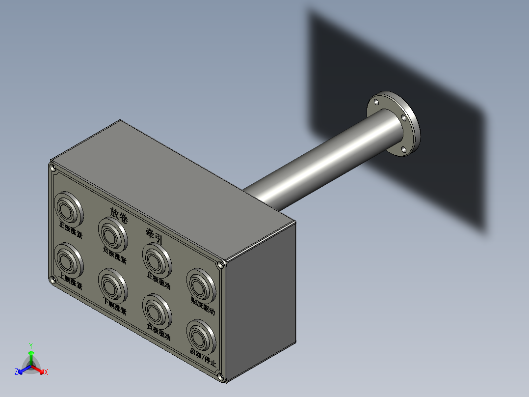 YWP200K4-09-09-00按钮盒组件(放卷驱动)
