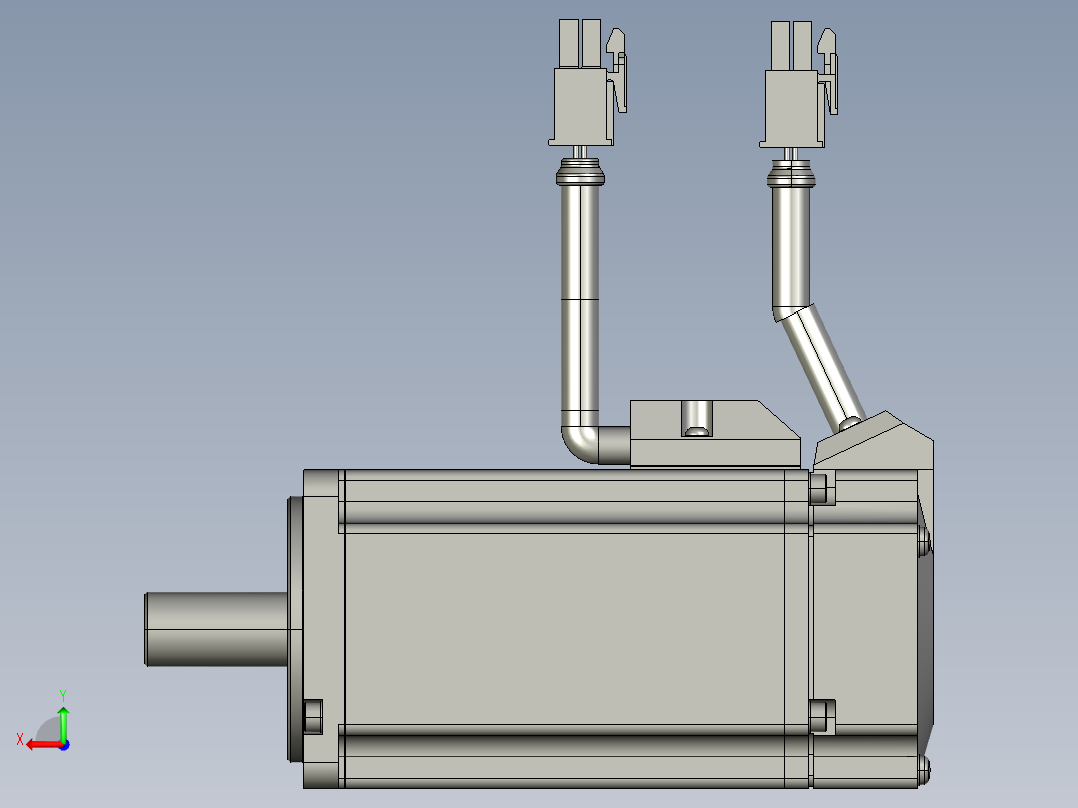 松下伺服400W-MHMF042L1U2M后视图
