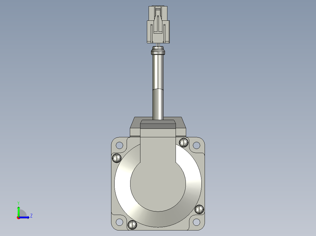 松下伺服400W-MHMF042L1U2M左视图