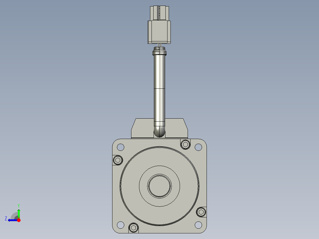 松下伺服400W-MHMF042L1U2M右视图