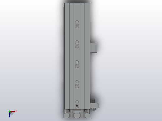 气动滑台HMXS12系列[HMXS12-100AS]俯视缩略图