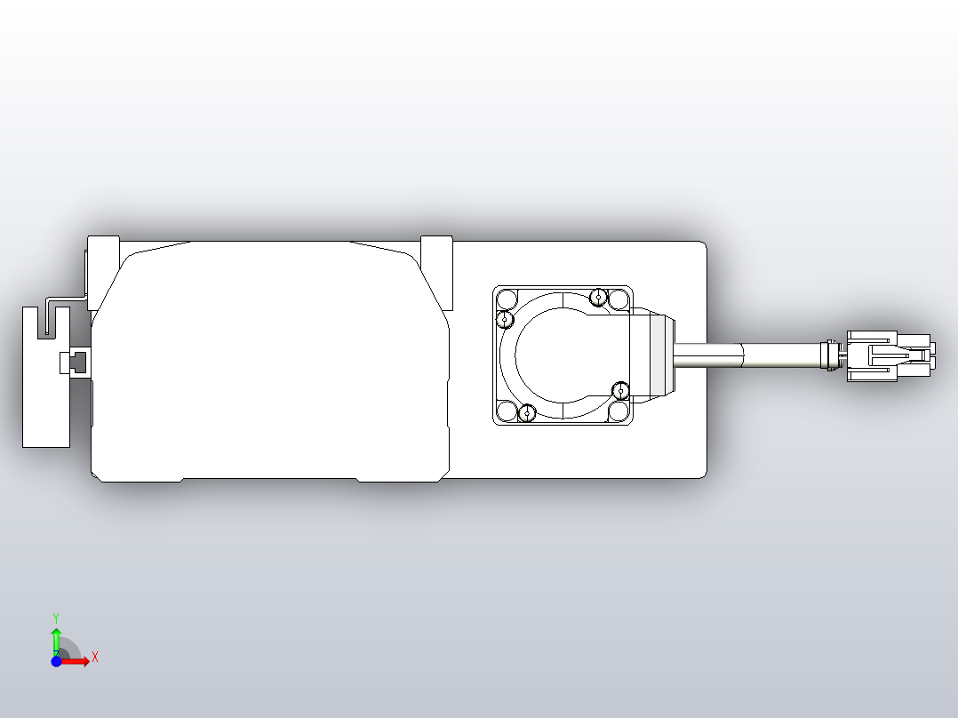 MTH12标准螺杆滑台[MTH12-L#-900-BR-P10-C3]前视图