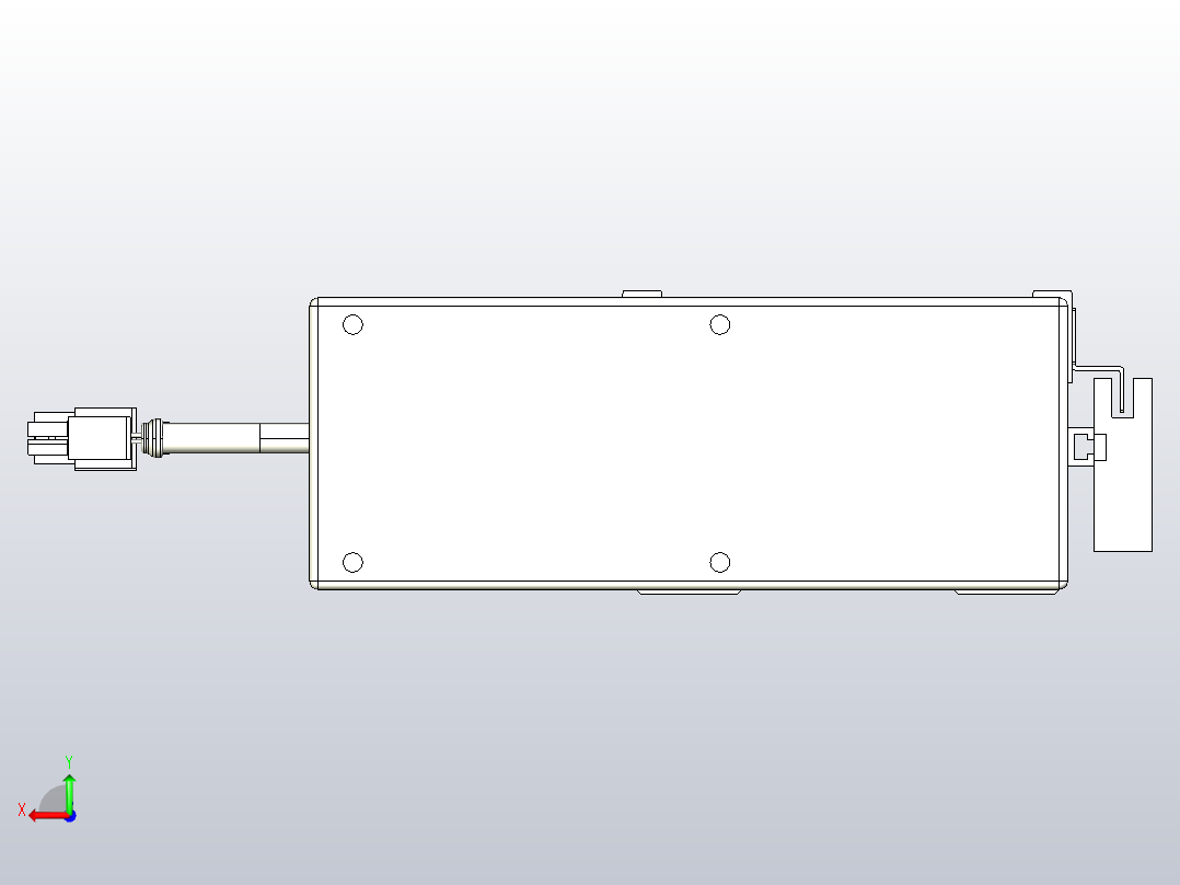 MTH12标准螺杆滑台[MTH12-L#-900-BR-P10-C3]后视图