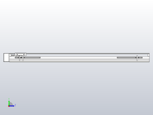 MTH12标准螺杆滑台[MTH12-L#-900-BR-P10-C3]左视缩略图